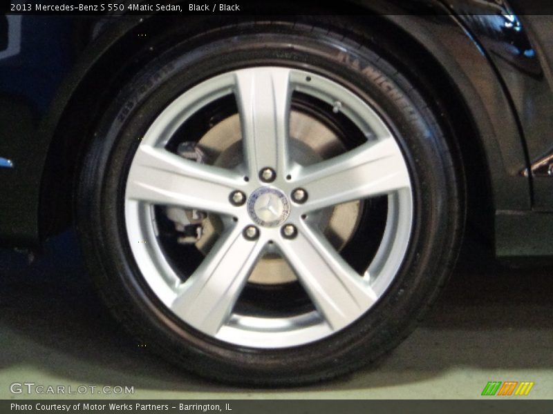 Black / Black 2013 Mercedes-Benz S 550 4Matic Sedan