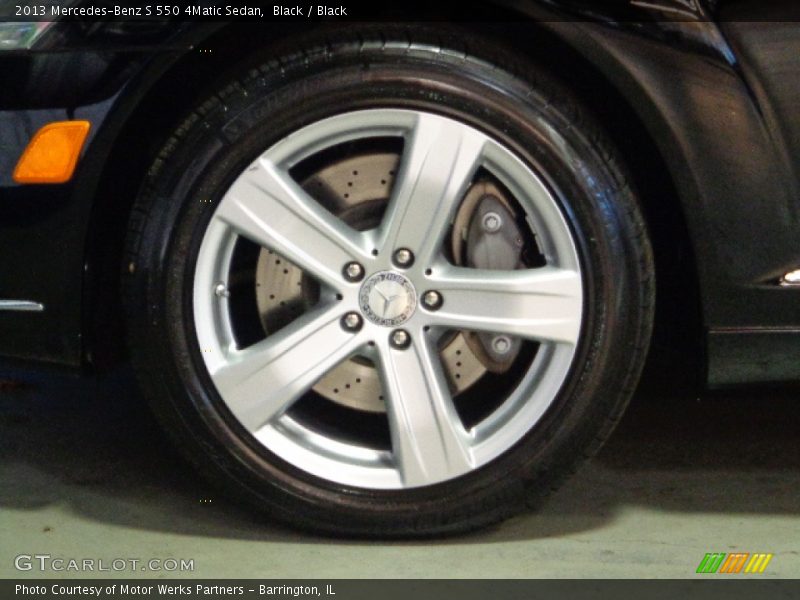 Black / Black 2013 Mercedes-Benz S 550 4Matic Sedan