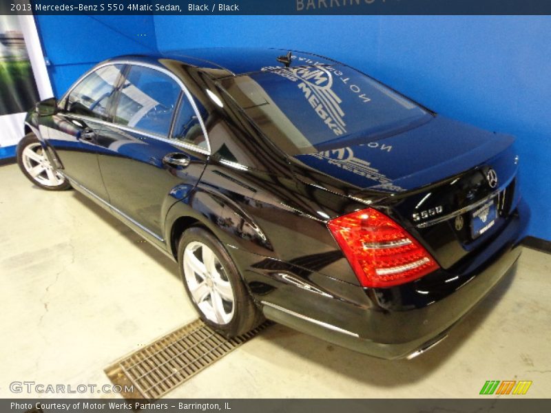 Black / Black 2013 Mercedes-Benz S 550 4Matic Sedan