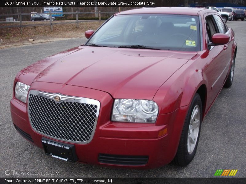 Inferno Red Crystal Pearlcoat / Dark Slate Gray/Light Slate Gray 2007 Chrysler 300
