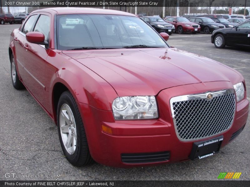 Inferno Red Crystal Pearlcoat / Dark Slate Gray/Light Slate Gray 2007 Chrysler 300