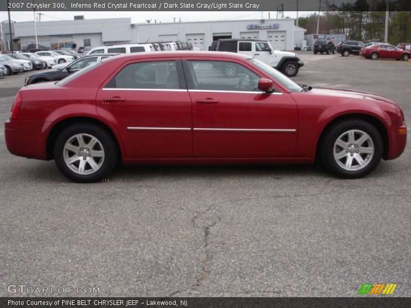 Inferno Red Crystal Pearlcoat / Dark Slate Gray/Light Slate Gray 2007 Chrysler 300