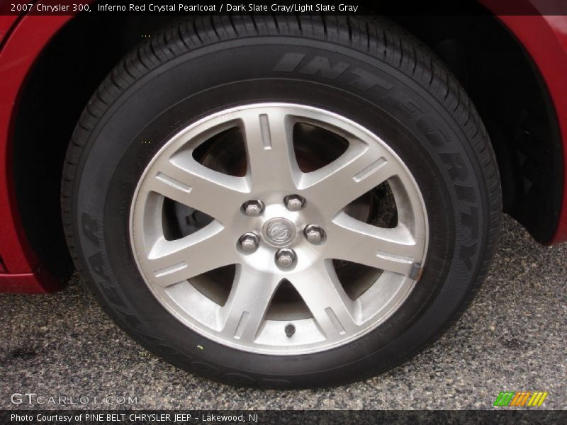 Inferno Red Crystal Pearlcoat / Dark Slate Gray/Light Slate Gray 2007 Chrysler 300