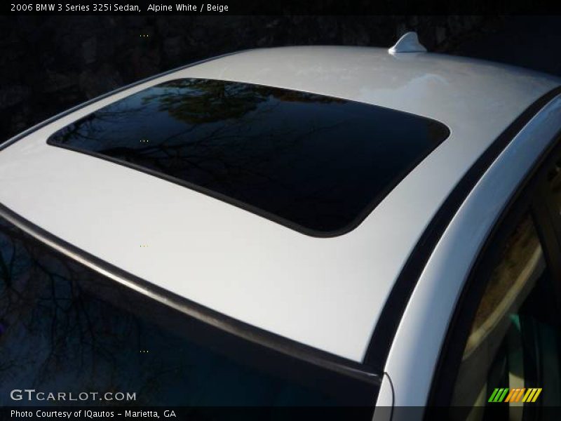Alpine White / Beige 2006 BMW 3 Series 325i Sedan