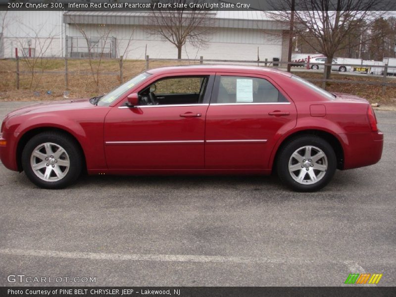 Inferno Red Crystal Pearlcoat / Dark Slate Gray/Light Slate Gray 2007 Chrysler 300