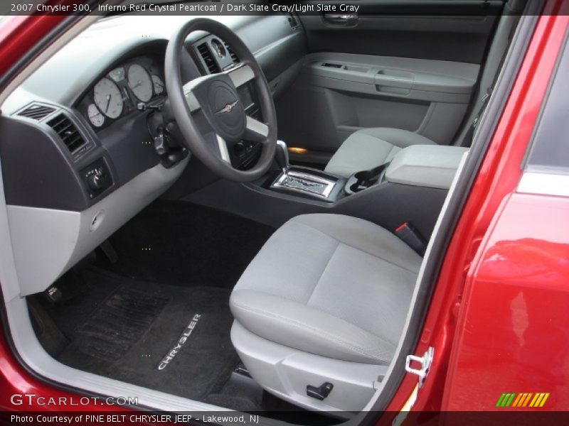 Inferno Red Crystal Pearlcoat / Dark Slate Gray/Light Slate Gray 2007 Chrysler 300