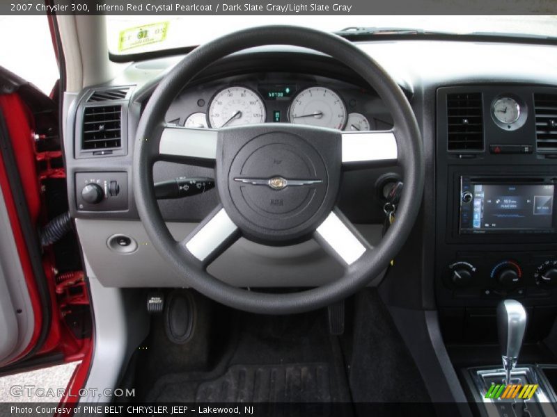 Inferno Red Crystal Pearlcoat / Dark Slate Gray/Light Slate Gray 2007 Chrysler 300
