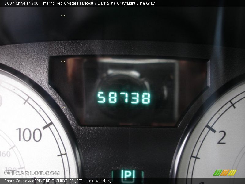 Inferno Red Crystal Pearlcoat / Dark Slate Gray/Light Slate Gray 2007 Chrysler 300