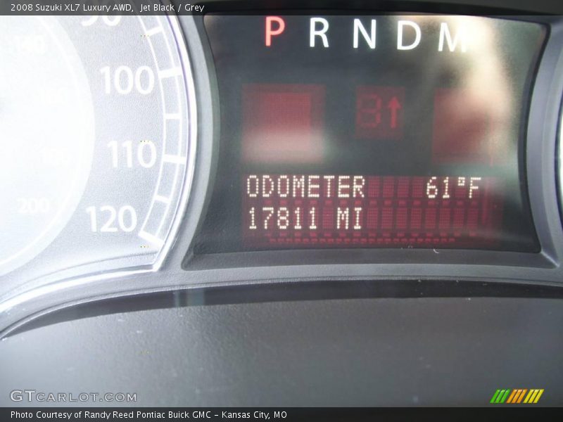Jet Black / Grey 2008 Suzuki XL7 Luxury AWD