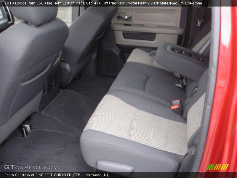 Rear Seat of 2010 Ram 3500 Big Horn Edition Mega Cab 4x4