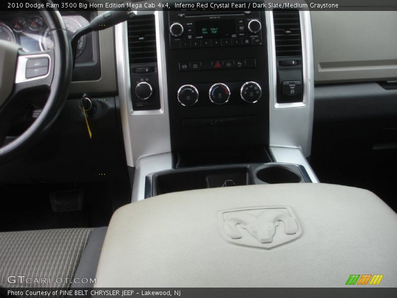 Inferno Red Crystal Pearl / Dark Slate/Medium Graystone 2010 Dodge Ram 3500 Big Horn Edition Mega Cab 4x4