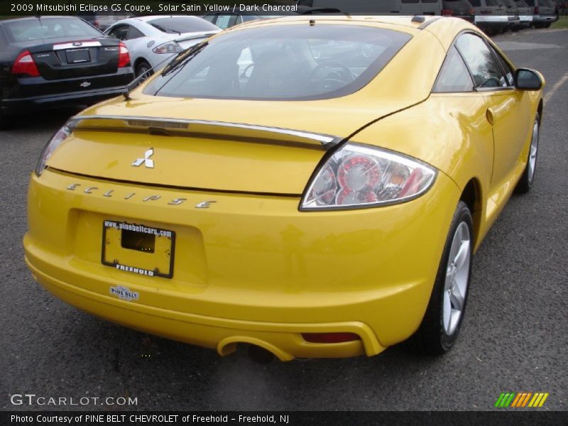 Solar Satin Yellow / Dark Charcoal 2009 Mitsubishi Eclipse GS Coupe