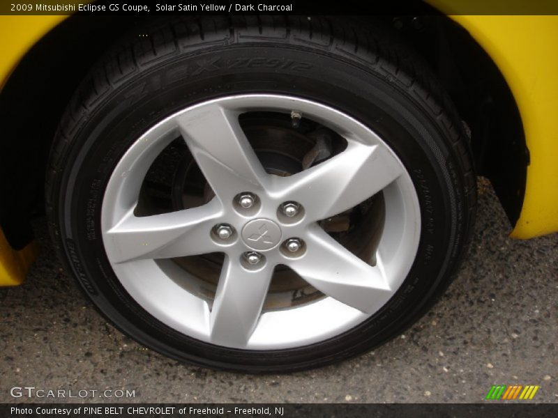 Solar Satin Yellow / Dark Charcoal 2009 Mitsubishi Eclipse GS Coupe