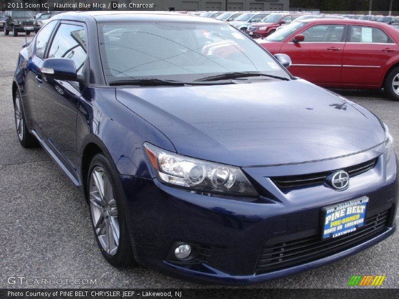 Nautical Blue Mica / Dark Charcoal 2011 Scion tC