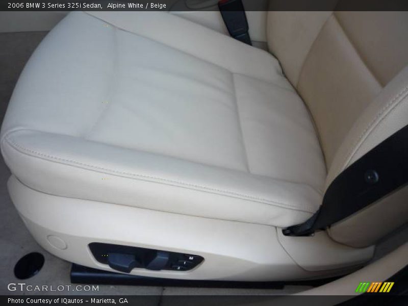 Alpine White / Beige 2006 BMW 3 Series 325i Sedan
