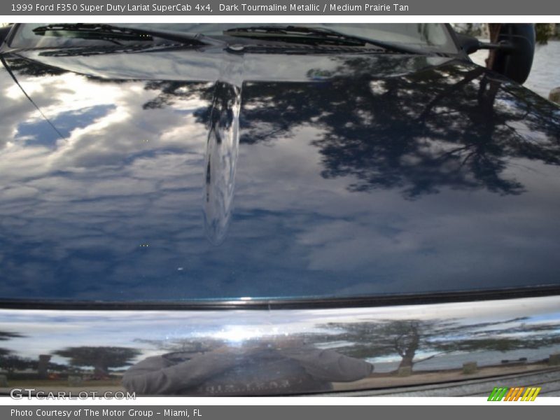 Dark Tourmaline Metallic / Medium Prairie Tan 1999 Ford F350 Super Duty Lariat SuperCab 4x4