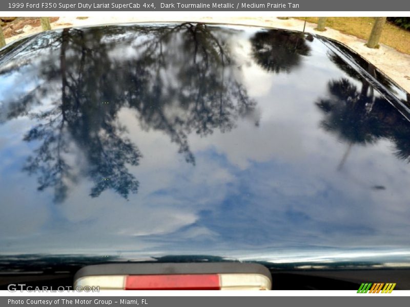 Dark Tourmaline Metallic / Medium Prairie Tan 1999 Ford F350 Super Duty Lariat SuperCab 4x4