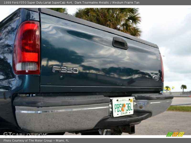 Dark Tourmaline Metallic / Medium Prairie Tan 1999 Ford F350 Super Duty Lariat SuperCab 4x4