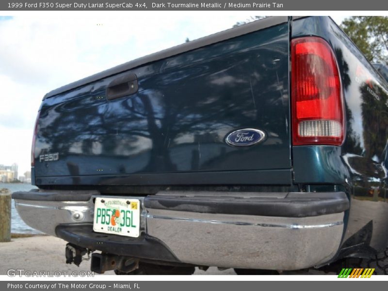 Dark Tourmaline Metallic / Medium Prairie Tan 1999 Ford F350 Super Duty Lariat SuperCab 4x4