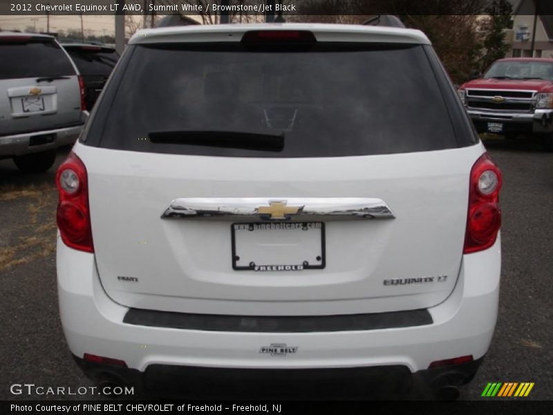 Summit White / Brownstone/Jet Black 2012 Chevrolet Equinox LT AWD