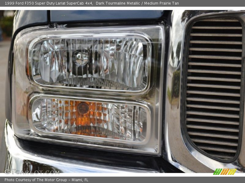 Dark Tourmaline Metallic / Medium Prairie Tan 1999 Ford F350 Super Duty Lariat SuperCab 4x4