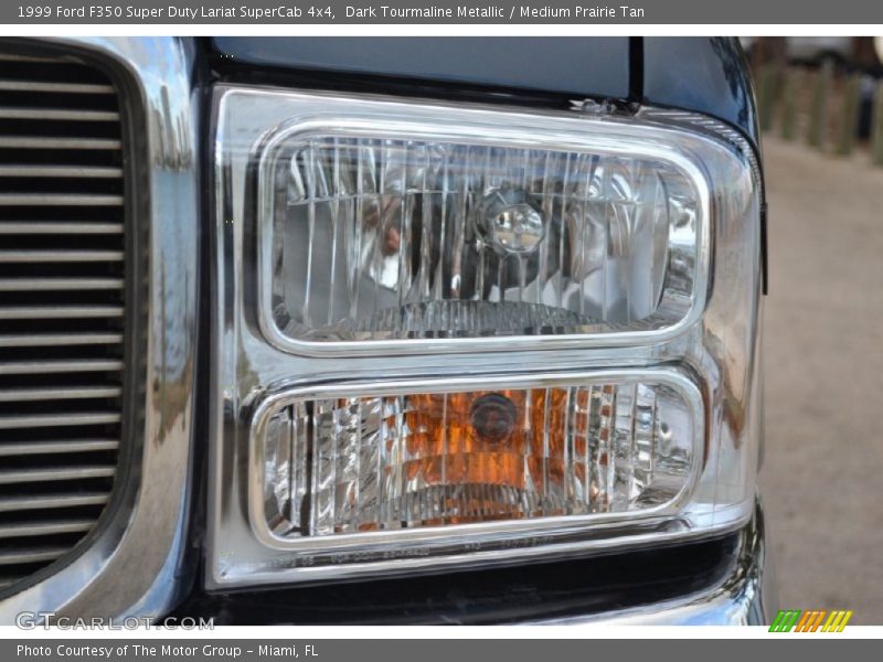 Dark Tourmaline Metallic / Medium Prairie Tan 1999 Ford F350 Super Duty Lariat SuperCab 4x4