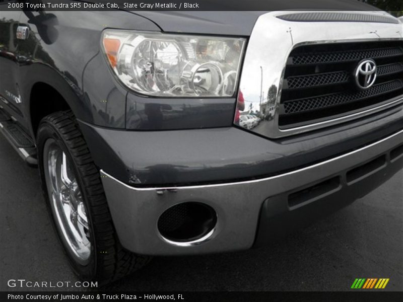 Slate Gray Metallic / Black 2008 Toyota Tundra SR5 Double Cab