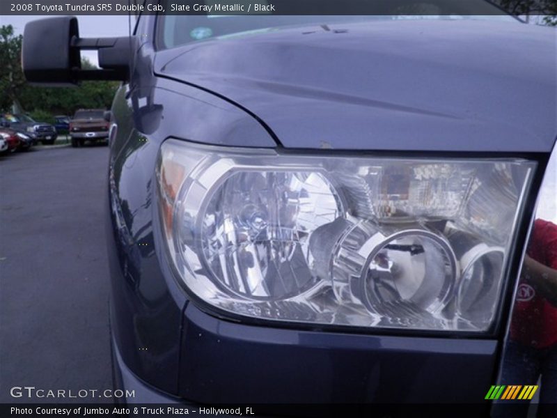 Slate Gray Metallic / Black 2008 Toyota Tundra SR5 Double Cab