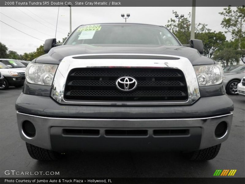 Slate Gray Metallic / Black 2008 Toyota Tundra SR5 Double Cab