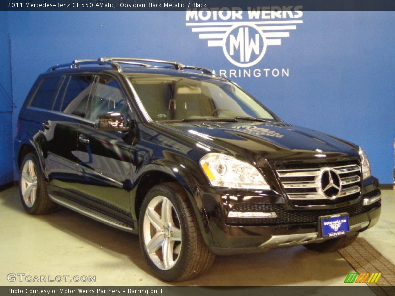 Obsidian Black Metallic / Black 2011 Mercedes-Benz GL 550 4Matic