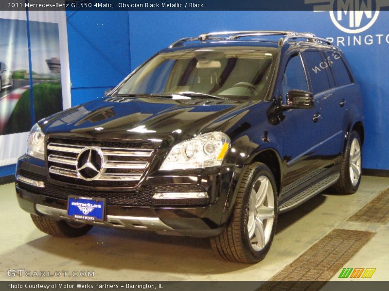 Obsidian Black Metallic / Black 2011 Mercedes-Benz GL 550 4Matic