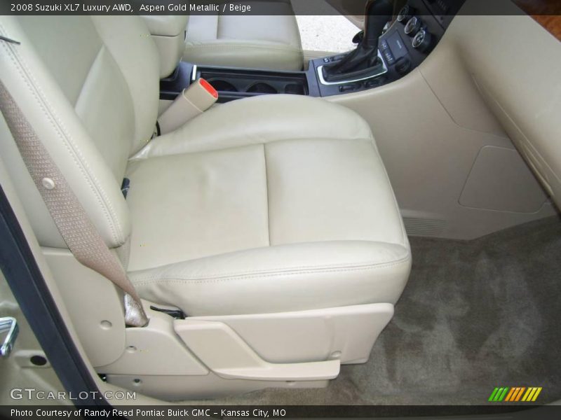 Aspen Gold Metallic / Beige 2008 Suzuki XL7 Luxury AWD