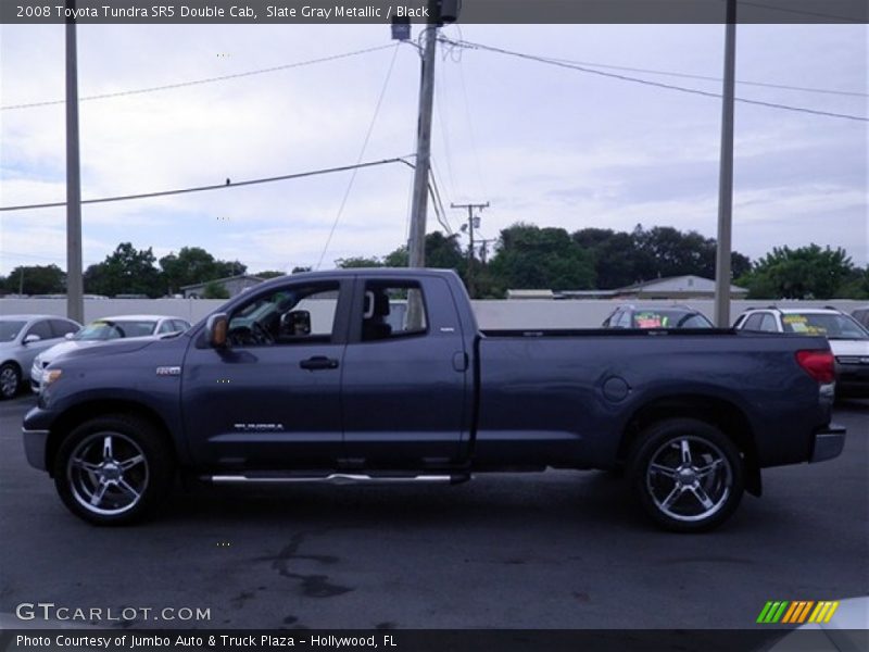Slate Gray Metallic / Black 2008 Toyota Tundra SR5 Double Cab