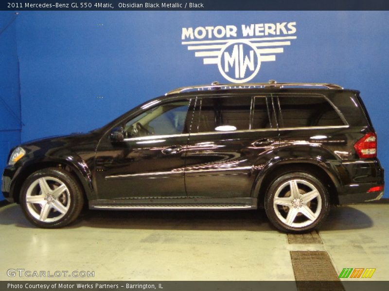 Obsidian Black Metallic / Black 2011 Mercedes-Benz GL 550 4Matic