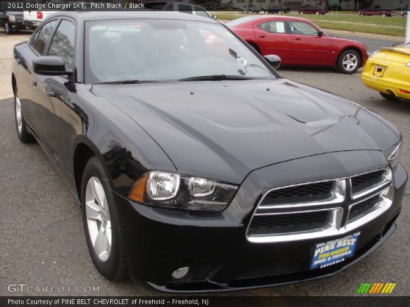 Pitch Black / Black 2012 Dodge Charger SXT