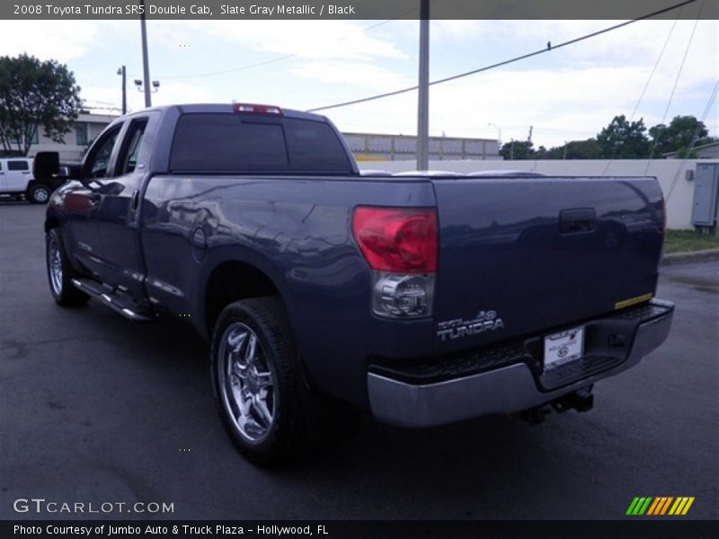 Slate Gray Metallic / Black 2008 Toyota Tundra SR5 Double Cab