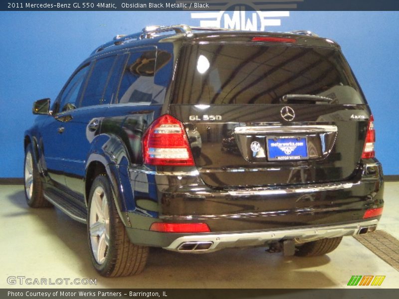 Obsidian Black Metallic / Black 2011 Mercedes-Benz GL 550 4Matic