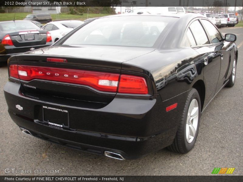 Pitch Black / Black 2012 Dodge Charger SXT