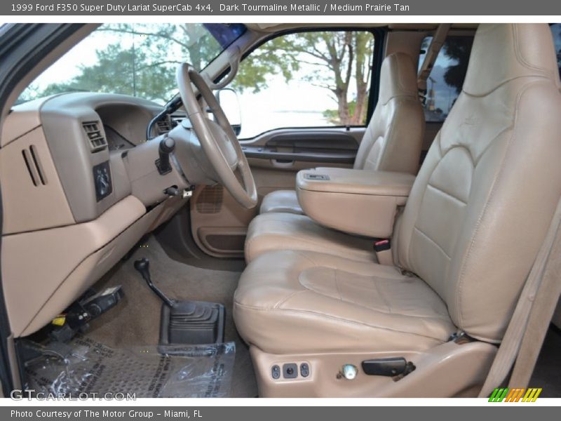 Front Seat of 1999 F350 Super Duty Lariat SuperCab 4x4