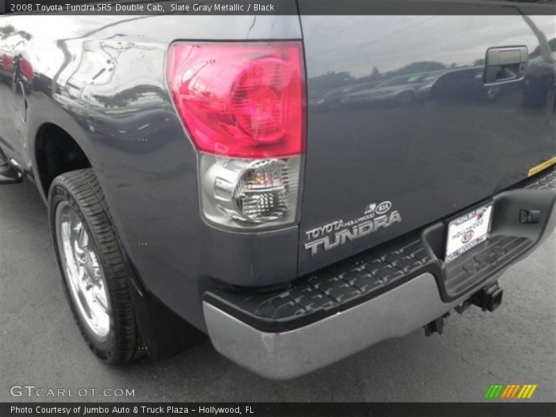 Slate Gray Metallic / Black 2008 Toyota Tundra SR5 Double Cab