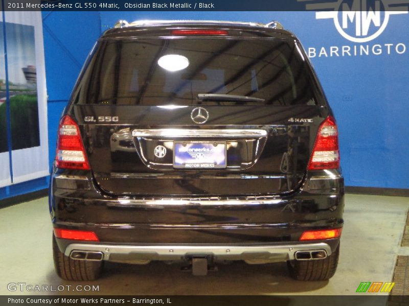Obsidian Black Metallic / Black 2011 Mercedes-Benz GL 550 4Matic