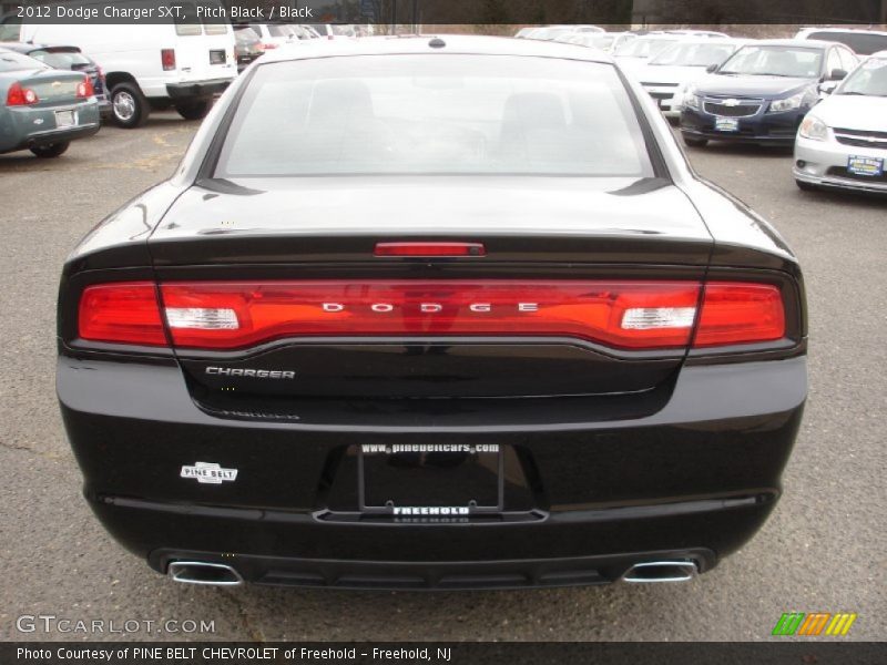 Pitch Black / Black 2012 Dodge Charger SXT