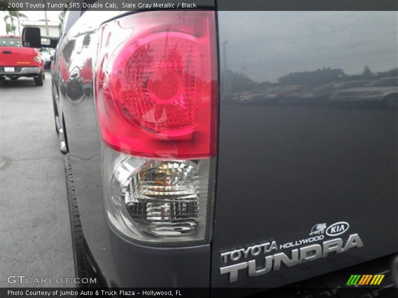Slate Gray Metallic / Black 2008 Toyota Tundra SR5 Double Cab