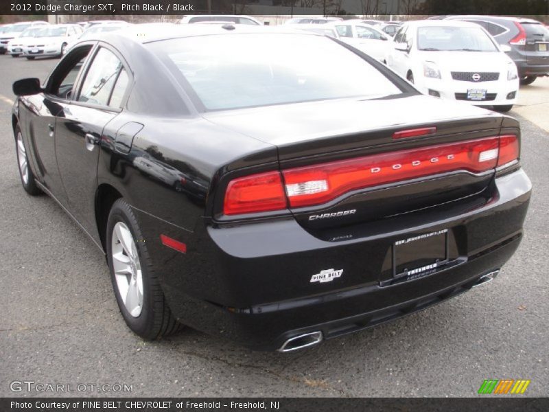Pitch Black / Black 2012 Dodge Charger SXT