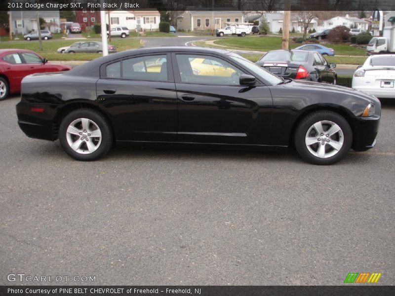 Pitch Black / Black 2012 Dodge Charger SXT