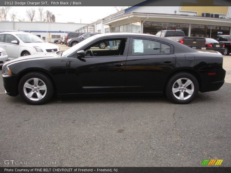 Pitch Black / Black 2012 Dodge Charger SXT
