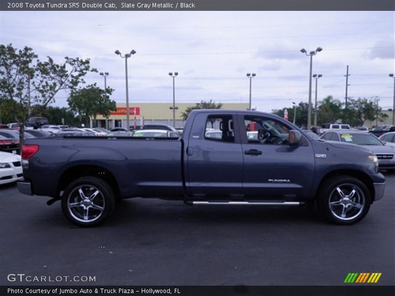 Slate Gray Metallic / Black 2008 Toyota Tundra SR5 Double Cab
