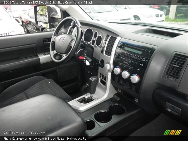 Slate Gray Metallic / Black 2008 Toyota Tundra SR5 Double Cab