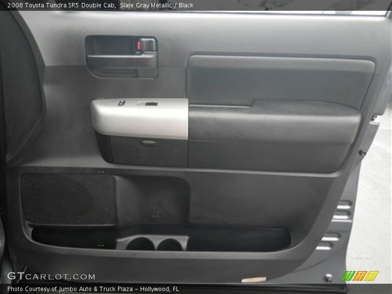 Slate Gray Metallic / Black 2008 Toyota Tundra SR5 Double Cab