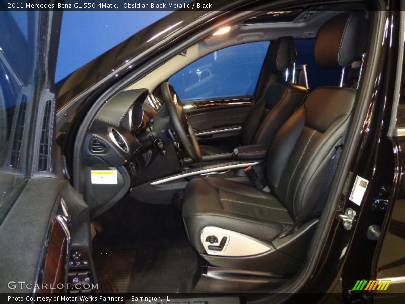 Obsidian Black Metallic / Black 2011 Mercedes-Benz GL 550 4Matic
